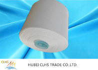 مخروط بلاستيك أبيض خام 100 Yizheng مصبوغ بخيوط بوليستر 210 مادة 40s / 2