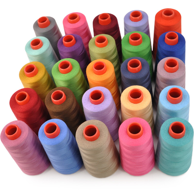 40/2 100g 150g 160g 1kg 100٪ الخيط البوليستر الملفوف 20/2, 60/3