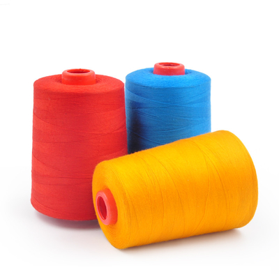 شينو 40 2 آلة خياطة صناعية خيط بوليستر Tkt 120 مخروط 5000 ياردات 40s/2 20/2 Wholesale Hilo De Coser Polies