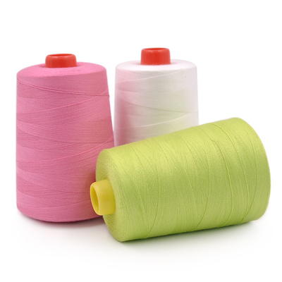 شينو 40 2 آلة خياطة صناعية خيط بوليستر Tkt 120 مخروط 5000 ياردات 40s/2 20/2 Wholesale Hilo De Coser Polies