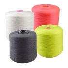 Double Ply Dyed Polyester Yarn 50/2 40/2 30/2 ثبات جيد للبدلات