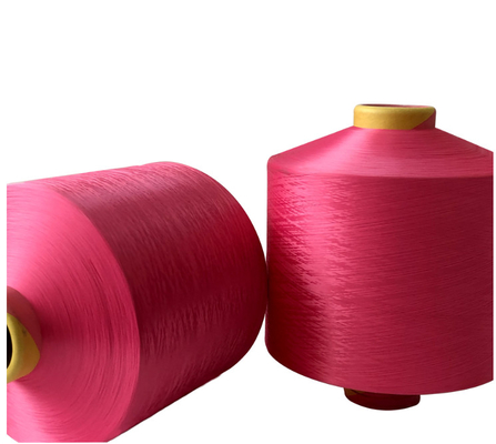 خيوط بوليستر DTY ملونة بتقنية Dope Dyed 150D/48F لون مخصص