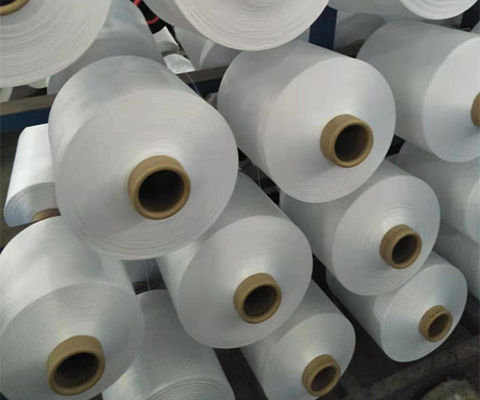 الخيط البيضاء الخام 150D/48F DTY البوليستر للآلات الحياكة